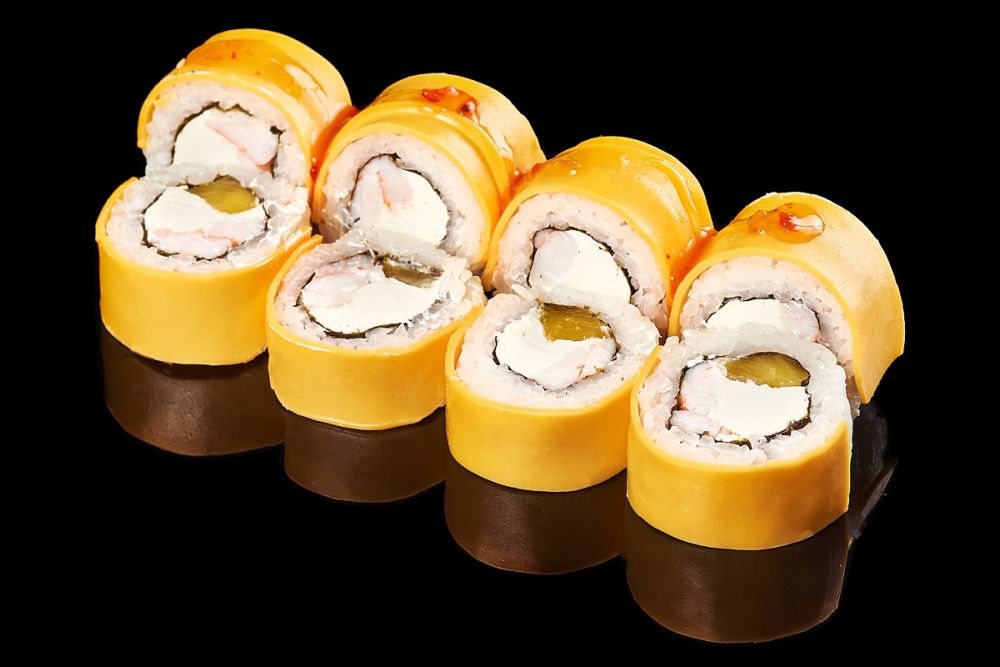 Сырный ролл с креветкой