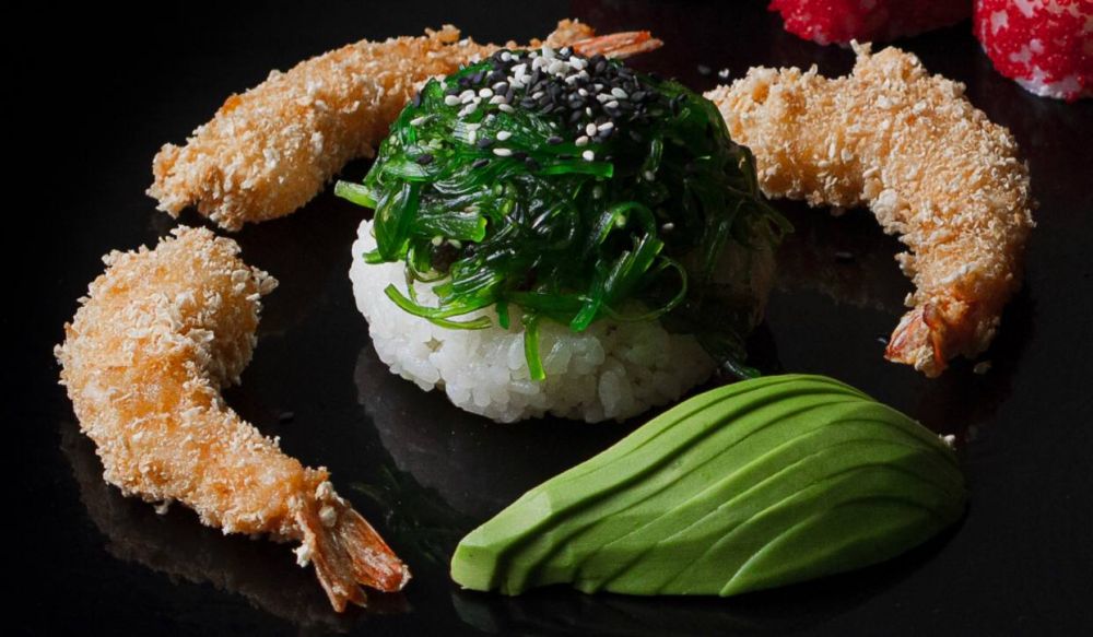 Боул з креветкою темпура