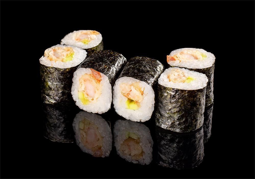 Маки с креветкой